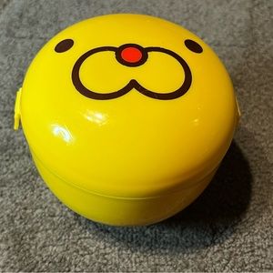 Mister Donut Pon de Lion Bento Box w/ Chopsticks & Spoon Layered Rare Japan Cute